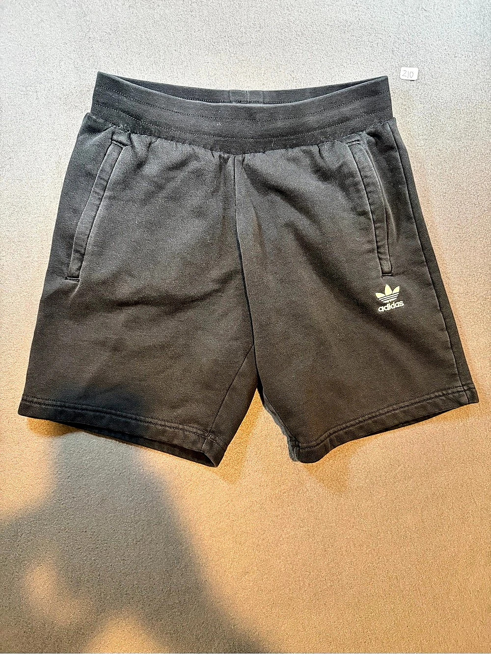 adidas Originals Trefoil Essentials Fleece Shorts Men's Black Medium